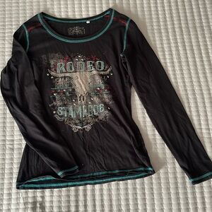 Small long sleeve Panhandle top.